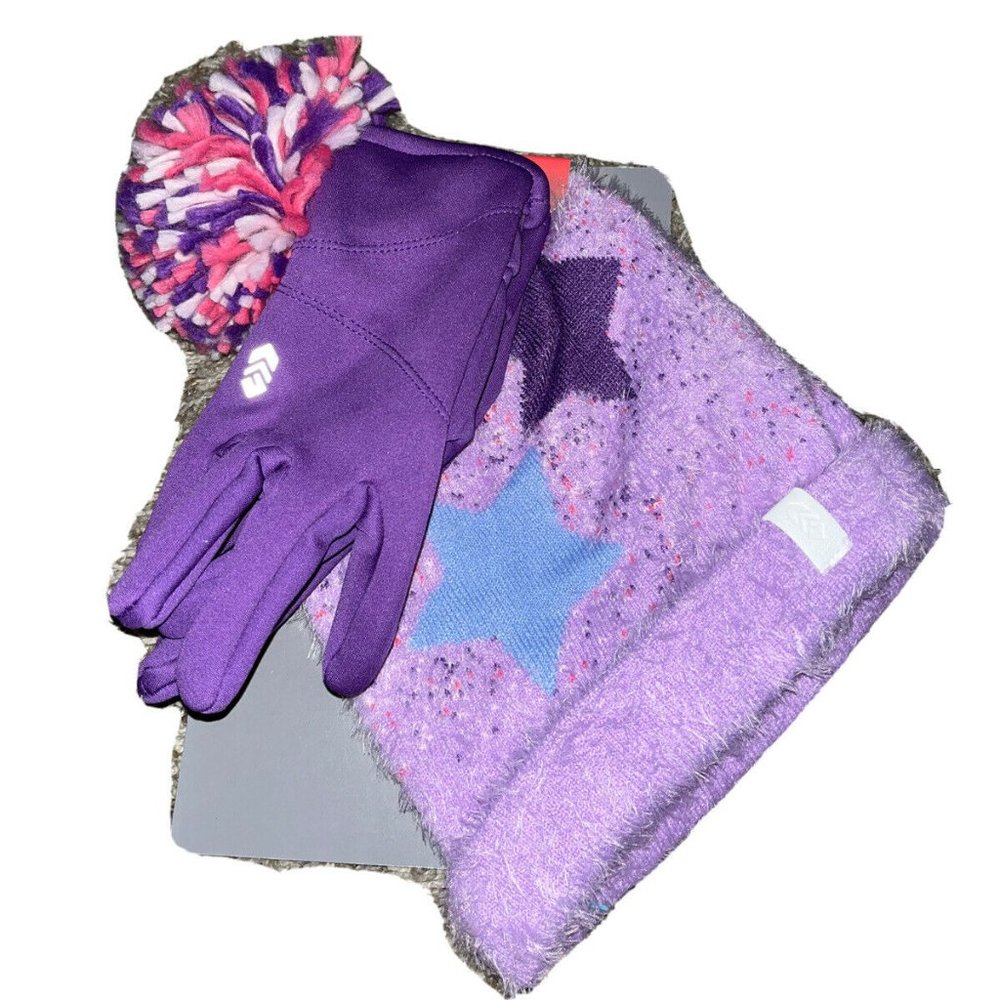 !!NWT!! Girls FREE COUNTRY Beanie and Glove Set L/XL